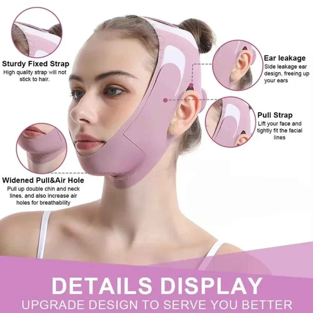 Tighten facial contours with the V-Shape Mask | Breathable & Skin-Friendly