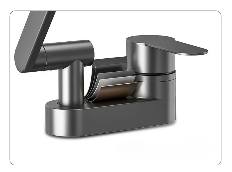 FlexiFlow 360° Waschbeckenmischer – Flexibel und stilvoll