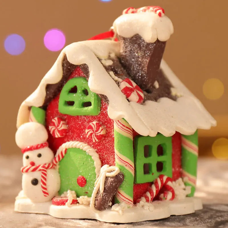 Zauberhafte LED-Gingerbread-Häuschen | Handgefertigte Weihnachtsdekoration