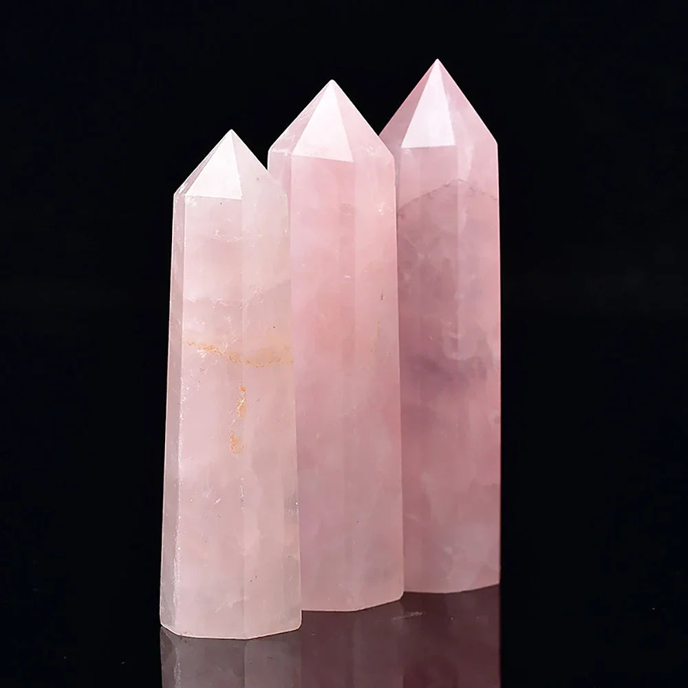 Crystal Clear Natural Quartz Obelisk | Spiritual Energy for Your Home