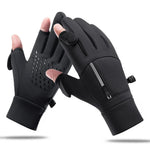 KälteWise | Waterproof Winter Gloves with Fold-Back Fingertips | Touchscreen Compatible | Sizes M–XL