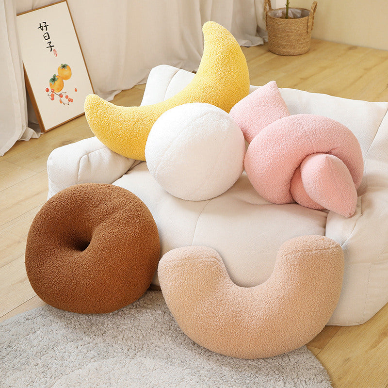 Kuschelkissen – Donut, Globus, Bogen und Knoten