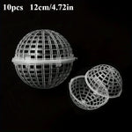 MossHarmony Hanging Planter Ball | Plastic with Drainage Holes | Ideal for Orchids and Ferns | Indoor and Outdoor Use