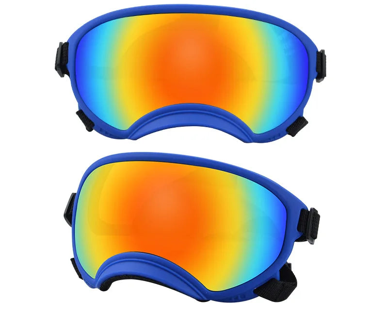 Verstellbare winddichte Hundesonnenbrille mit UV-Schutz