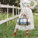 Kompakte Picknickdecke – Blau