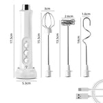 Vielseitiger Milchaufschäumer mit integriertem Akku – 3-in-1 Lösung für perfekten Schaum
