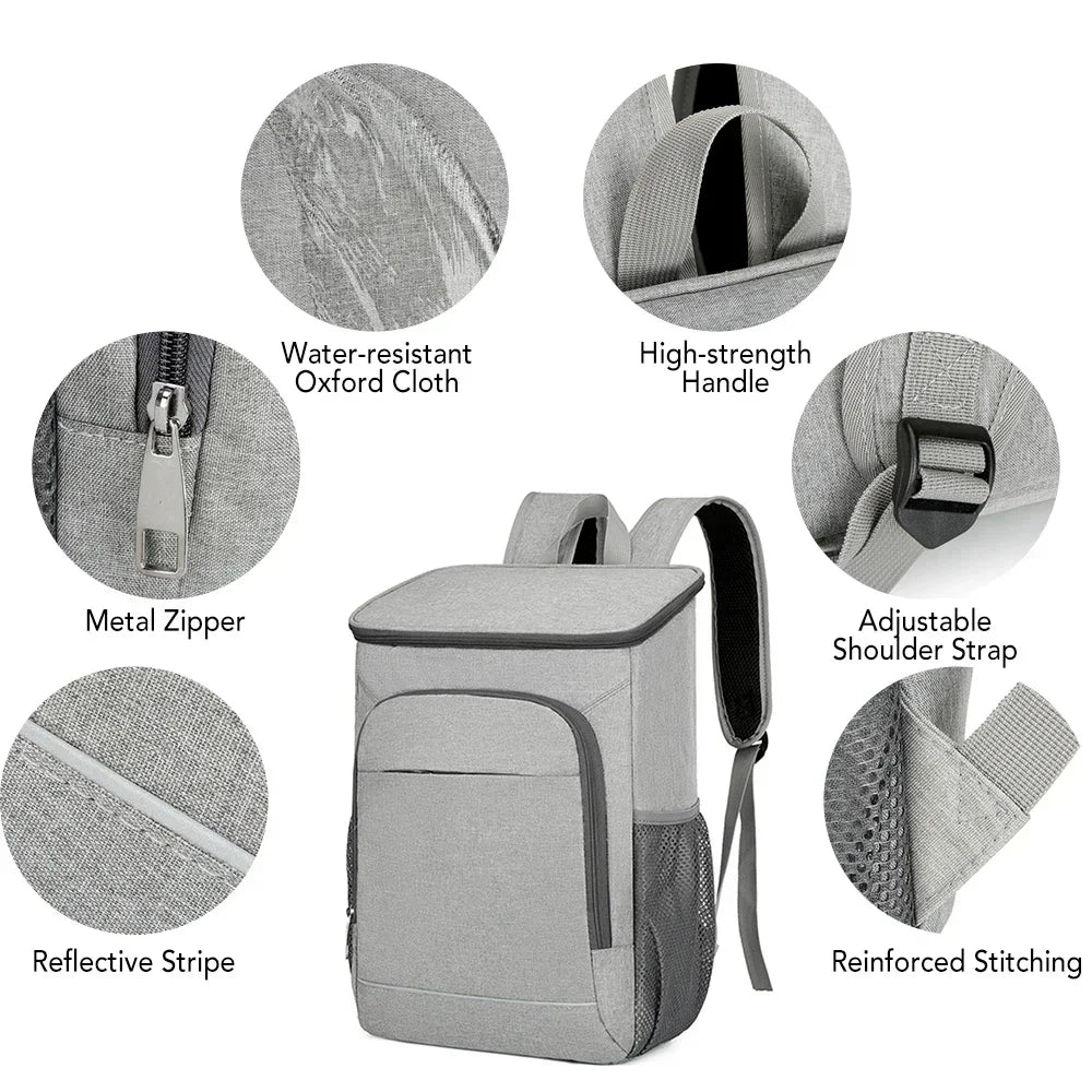 FrischPack | 30L Cooler Backpack | Insulated & Leakproof | Spacious & Comfortable