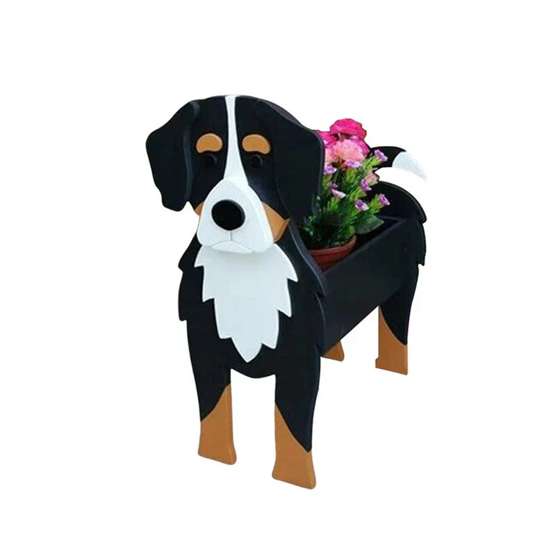 Hundefreundlicher Blumentopf – Verspielter Pflanzenbehälter