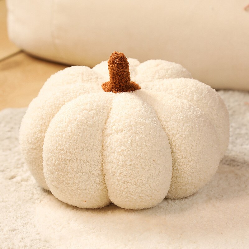 Kuschelkissen in Kürbisform