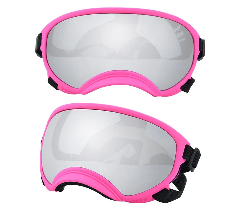 Verstellbare winddichte Hundesonnenbrille mit UV-Schutz