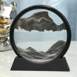 Rundes Sandbild mit faszinierenden 3D-Effekten