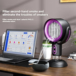 Tragbarer Luftreiniger Ventilator mit Ionentechnologie und USB-Ladeanschluss