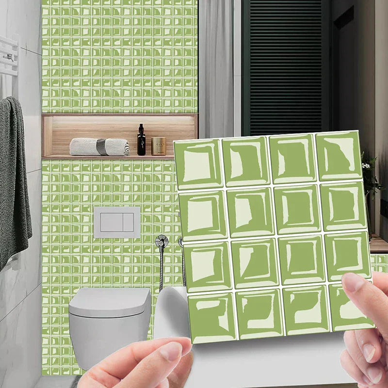 3D Wandfliesenaufkleber im Mosaikdesign