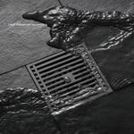Quadratischer Edelstahl Bodenablauf AquaShield