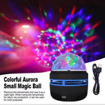 LuminaSky Star Projector | LED Night Light with Aurora Effect | USB-Powered & Remote Control | Ideal for Living Rooms & Kids' Rooms