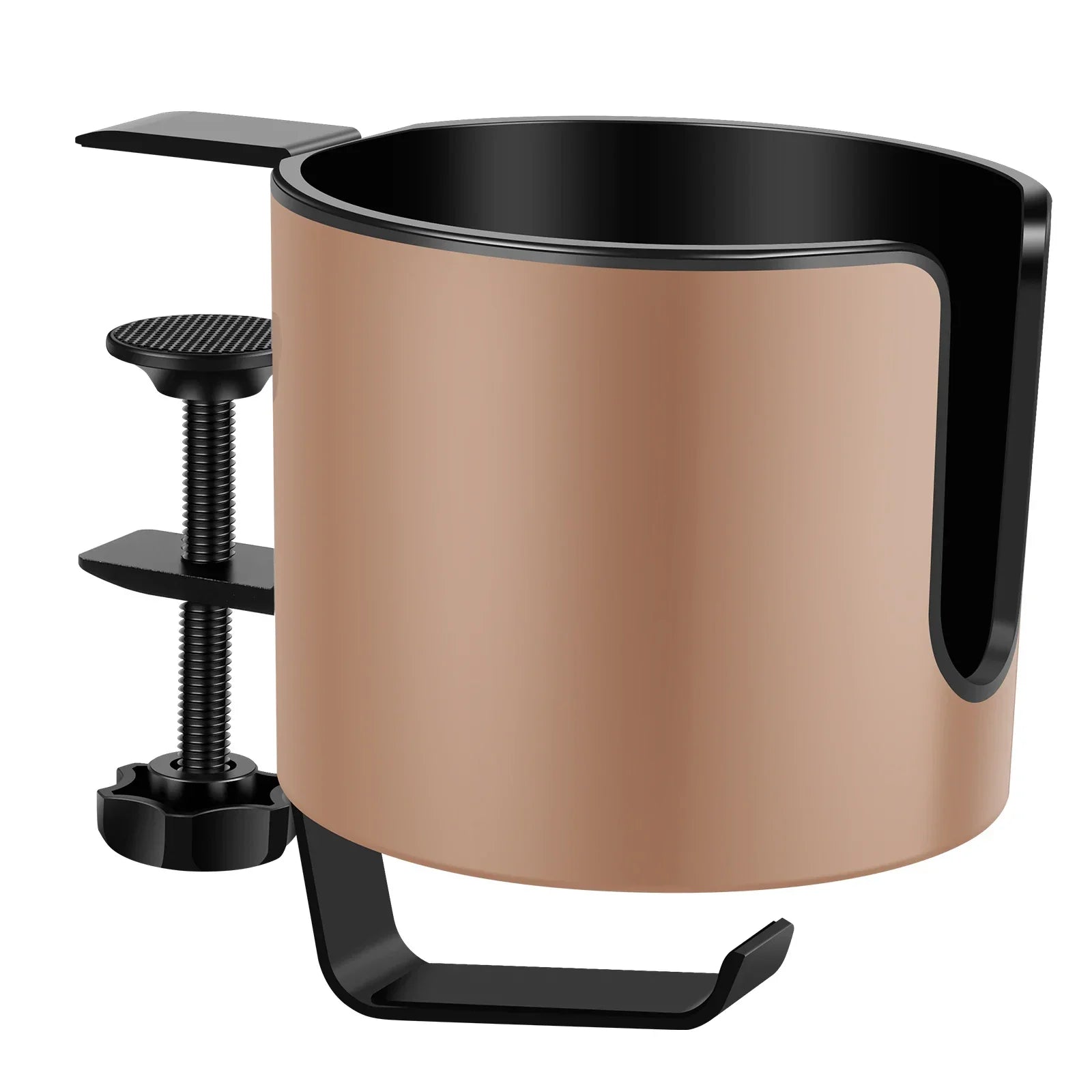 Practical 2-in-1 Drink and Headphone Holder for Desks