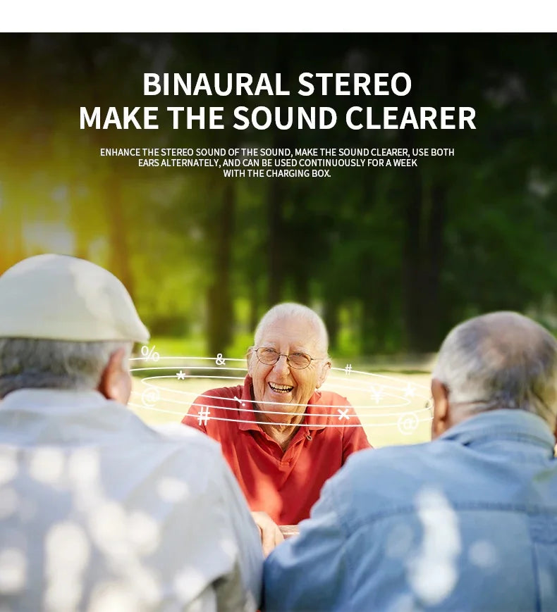 Discreet Digital Hearing Aid for Clear Hearing and Joie de Vivre