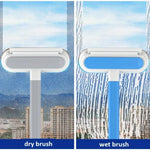 Fensterreinigungsbürste – Für streifenfreies Glas, trocken & nass