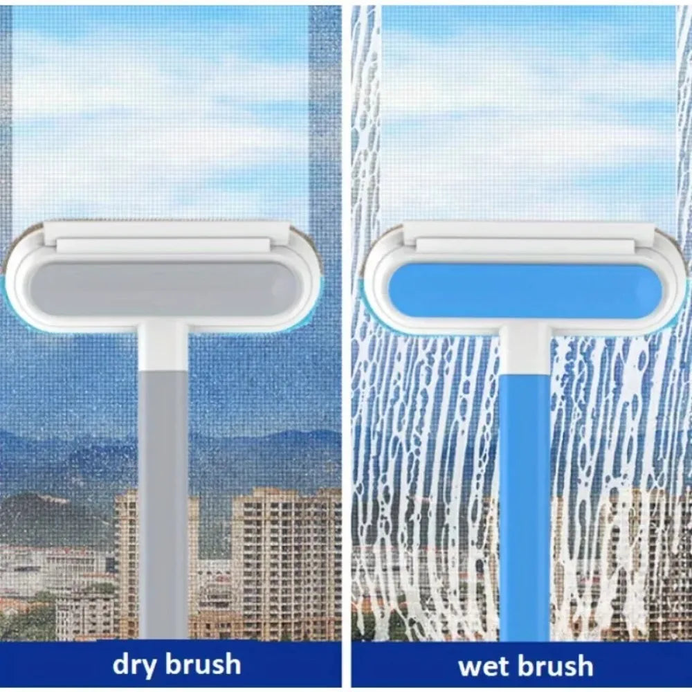 Fensterreinigungsbürste – Für streifenfreies Glas, trocken & nass