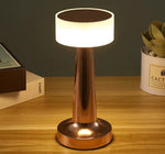 Stilvolle Tischlampe | Kabellose LED-Leuchte mit Touch-Dimmen