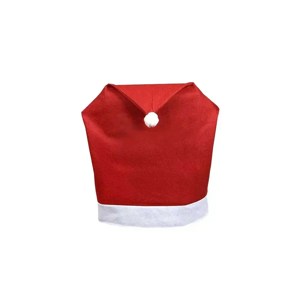 Weihnachtsstuhlbezüge im Santa-Design – Set von dekorativen Bezügen
