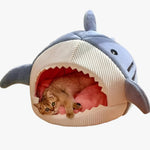 Weicher Shark Katzenbett – Gemütlicher Rückzugsort für drinnen
