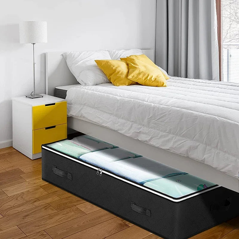 Platzsparende Aufbewahrungstaschen für unter das Bett – Set von 2