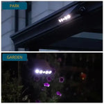 Solare Außenleuchte mit Bewegungsmelder | 4 LEDs | Wetterfest & Kabellos