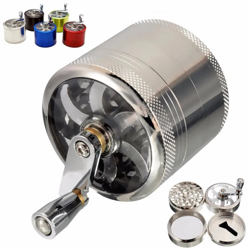 Elegant Aluminum Herb Grinder | 4-Piece Precision