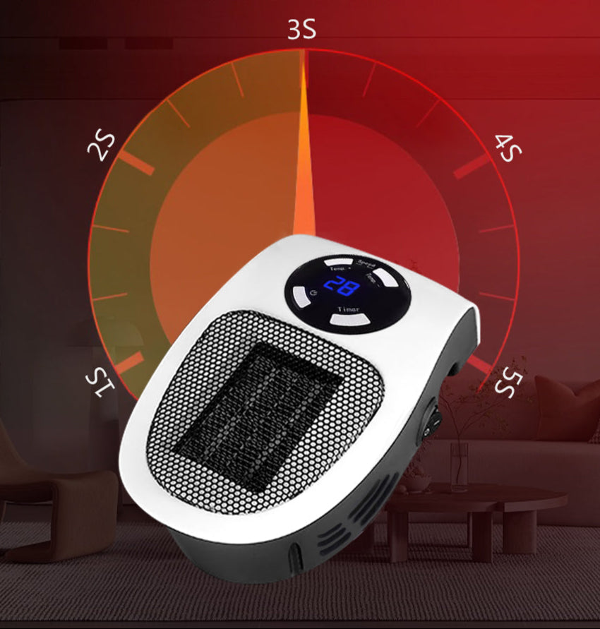Compact and Quiet Fan Heater – Efficient Warmth for Every Room