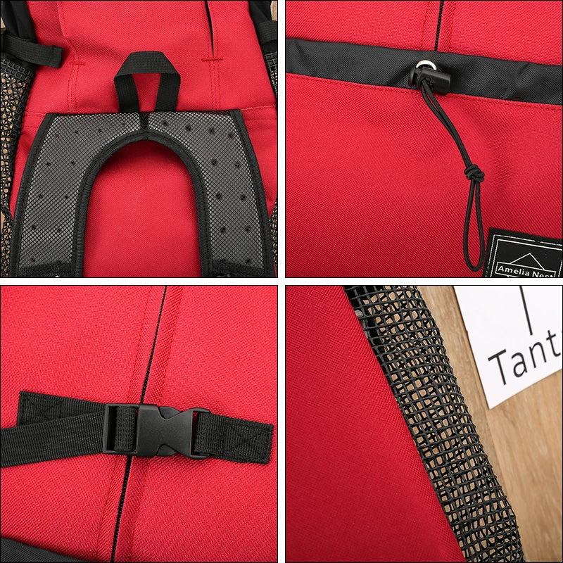 Hunderrucksack für Reisen und Outdoor, atmungsaktiv