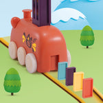 Tierautos für unterhaltsames Domino-Spiel