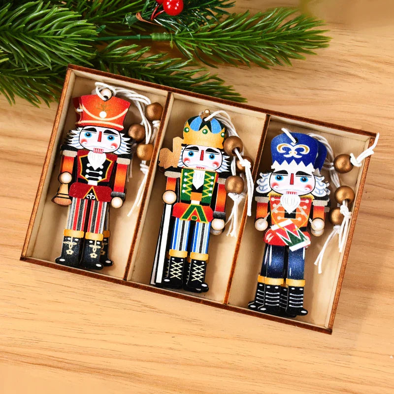 Bunte Weihnachtsbaum-Dekoration – Fröhliche Christbaumschmuck-Elemente