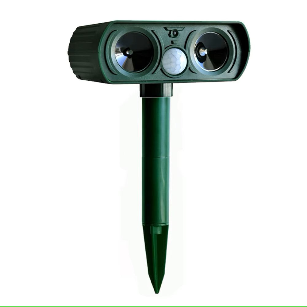 Pet-Friendly Solar Ultrasonic Animal Repeller for Your Garden