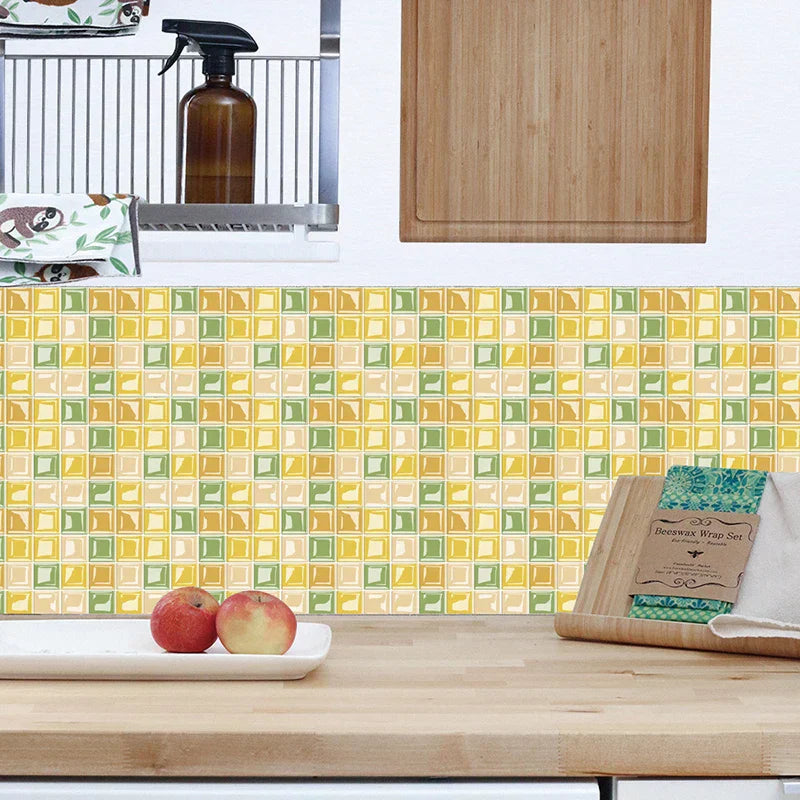 3D Wandfliesenaufkleber im Mosaikdesign