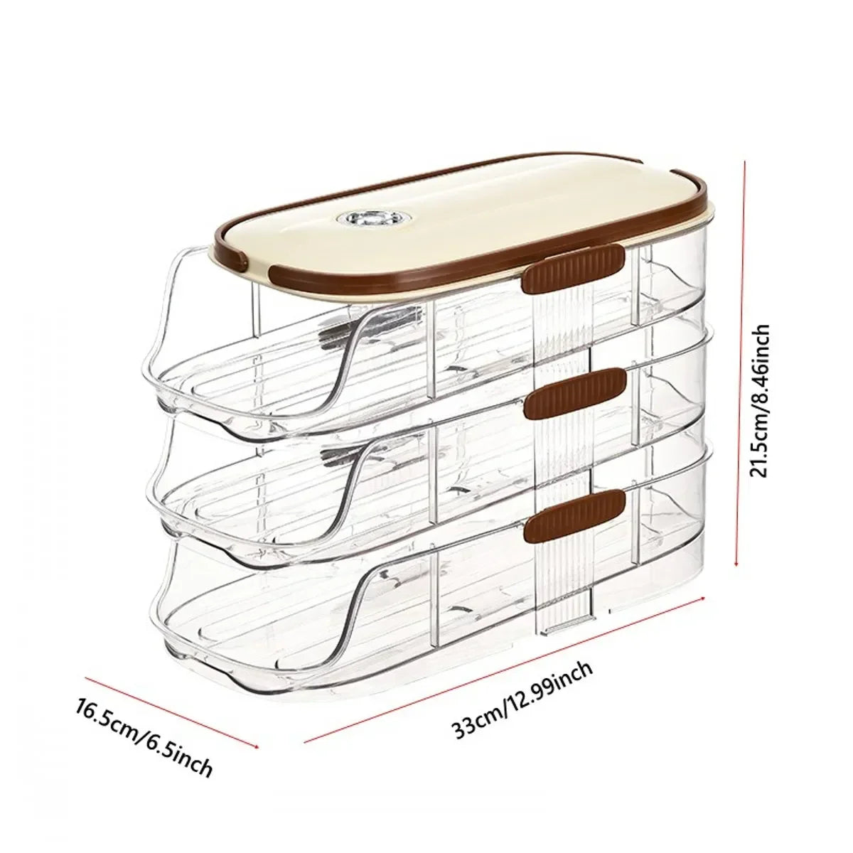 Egg Roller Refrigerator Organizer | Automatic Storage System