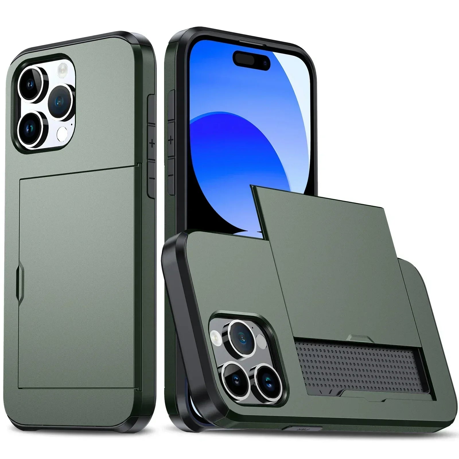 SicherStyl iPhone Hülle mit Kartenfach – Schlankes Design