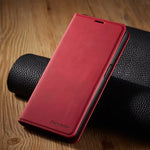 Elegante Ledertaschenschutzhülle für Samsung Galaxy