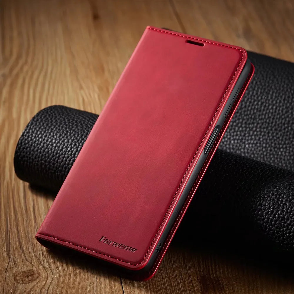 Elegante Ledertaschenschutzhülle für Samsung Galaxy