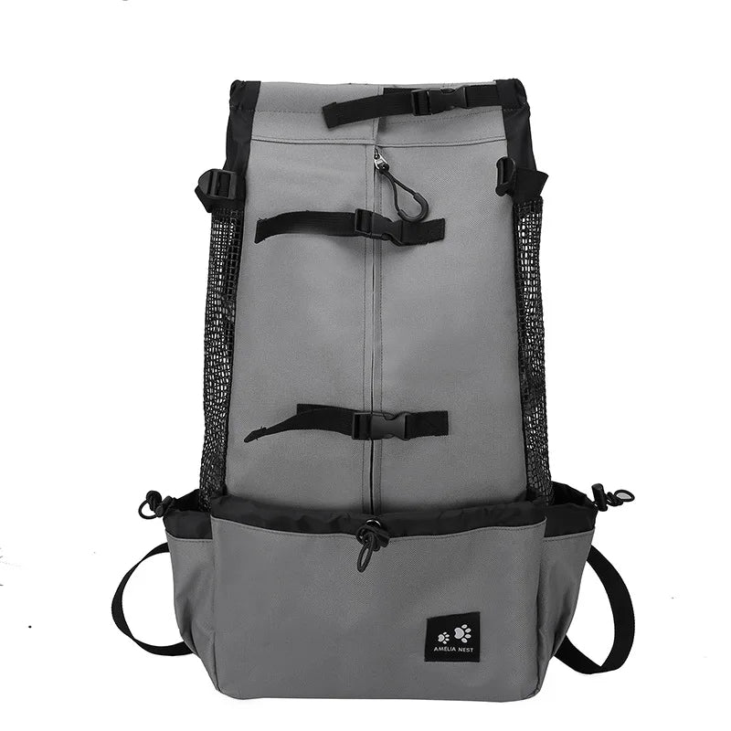 Hunderrucksack für Reisen und Outdoor, atmungsaktiv