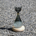 Wettervorhersage-Flasche im Katzen-Design