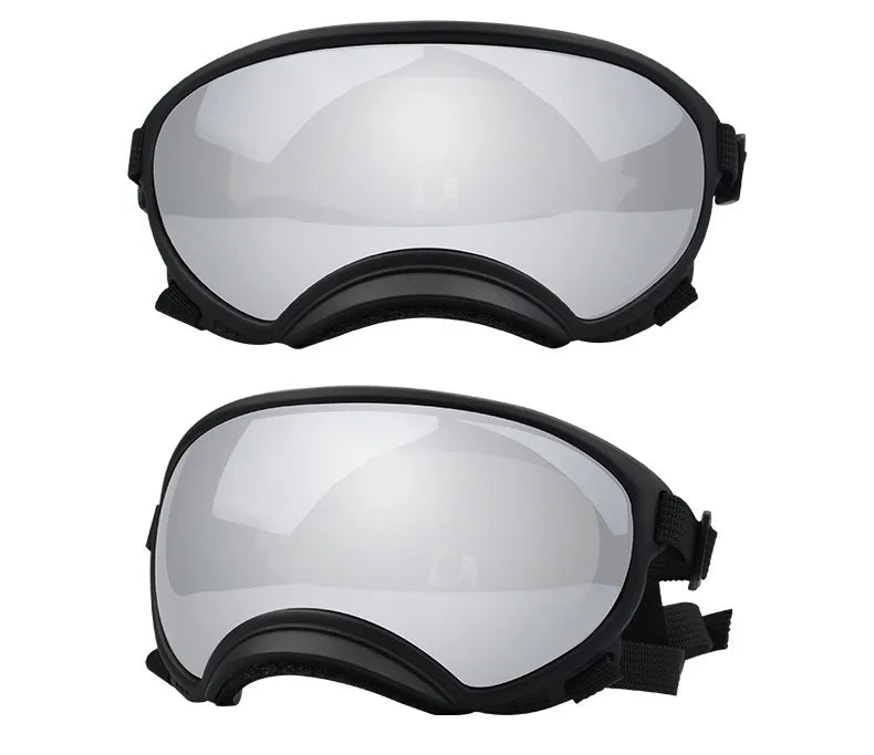 Verstellbare winddichte Hundesonnenbrille mit UV-Schutz