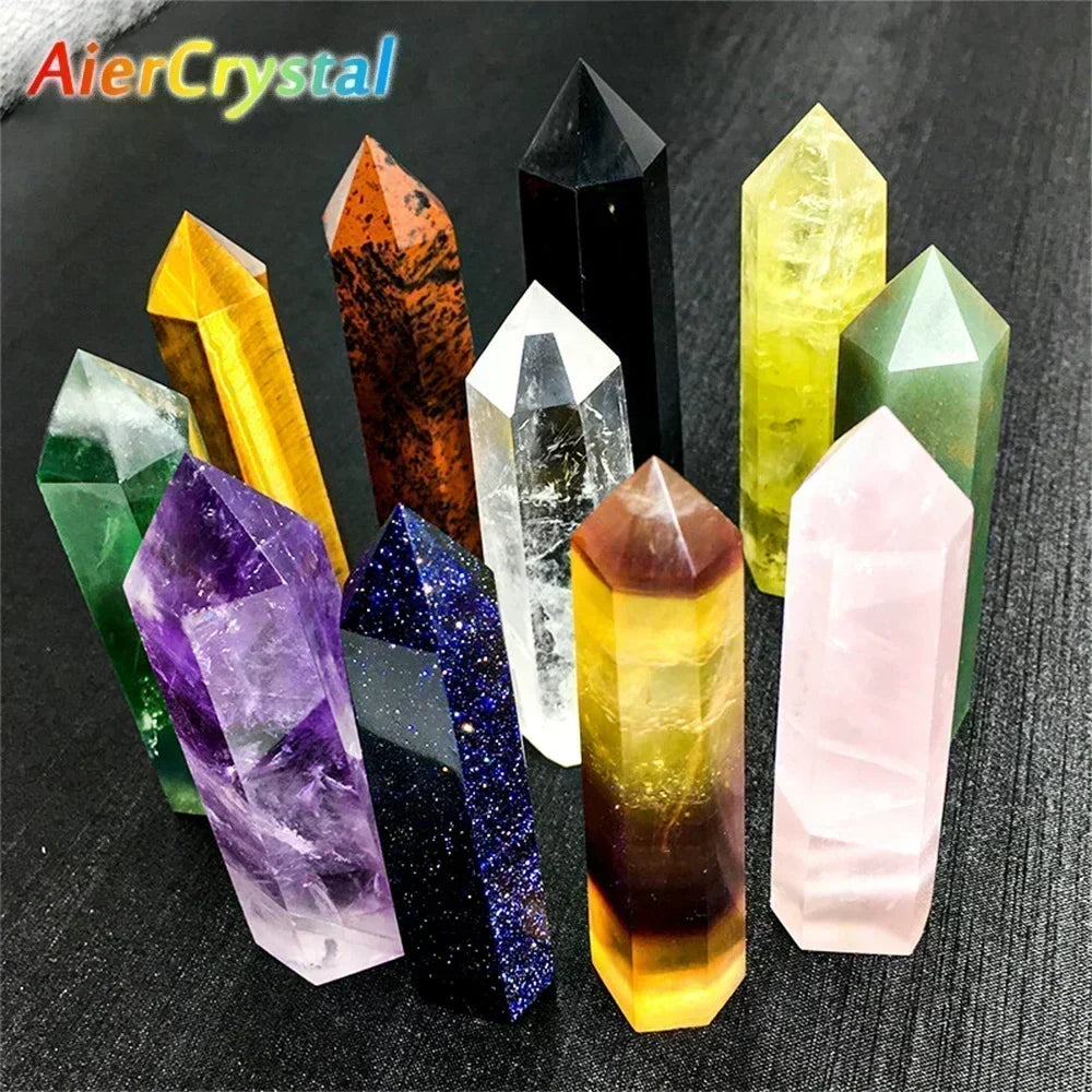 Crystal Clear Natural Quartz Obelisk | Spiritual Energy for Your Home
