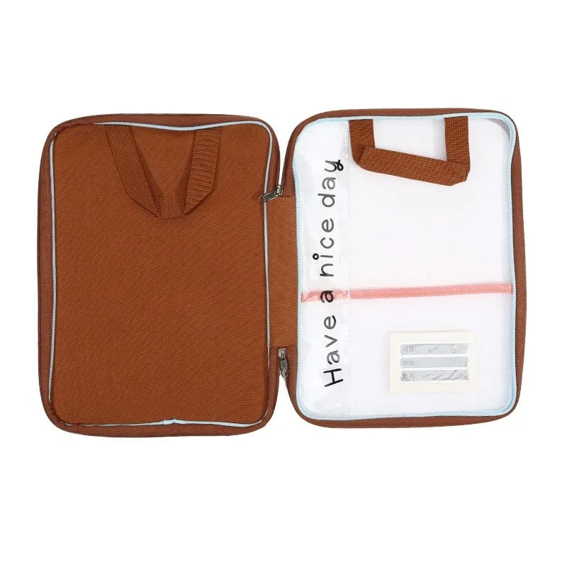KlarSafe A4 Document Folder | Waterproof & Practical | Space-saving with Carry Handle