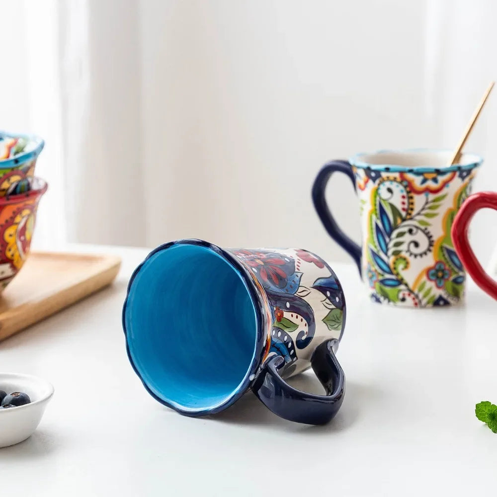 Kreative Blütenkaffeetasse für jeden Tag