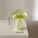 Elegant Mushroom Glass Vase for Hydroponics and Decoration
