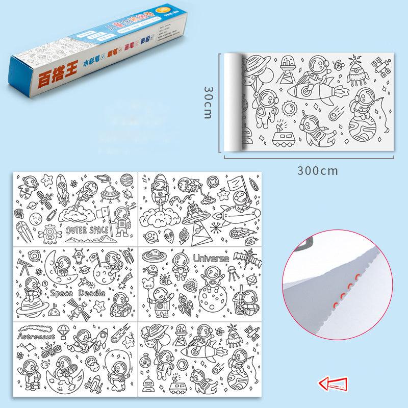 XXL-Malpapier für kreative Kinderträume