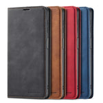 Elegante Ledertaschenschutzhülle für Samsung Galaxy