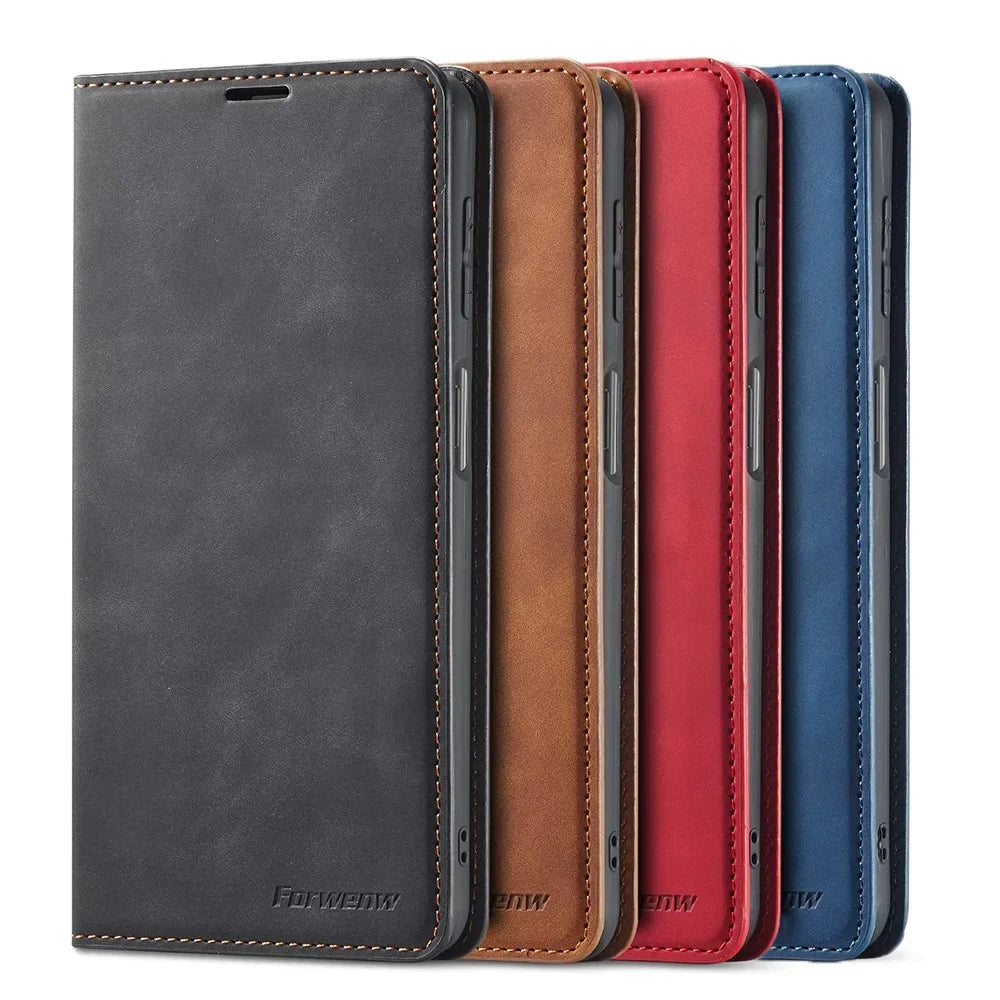 Elegante Ledertaschenschutzhülle für Samsung Galaxy