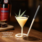 Kreative geometrische Weingläser und Cocktailgläser